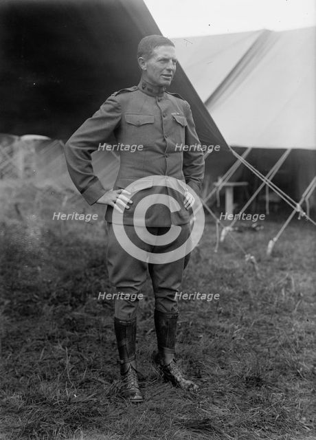 Plattsburg Reserve Officers Training Camp - Capt. Halstead Dorey, U.S.A., 4th Inf. Instructor, 1916. Creator: Harris & Ewing.