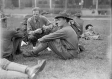 Plattsburg Reserve Officers Training Camp - Jimmie Mitchell of New York, 1916. Creator: Harris & Ewing