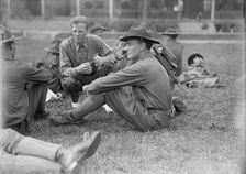 Plattsburg Reserve Officers Training Camp - Jimmie Mitchell of New York, 1916. Creator: Harris & Ewing