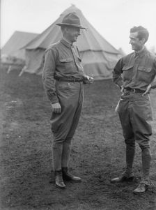 Plattsburg Reserve Officers Training Camp - Tom Shipp, Right, 1916. Creator: Harris & Ewing