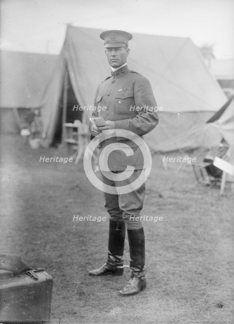 Plattsburg Reserve Officers Training Camp - U.S. Army Officer, 1916. Creator: Harris & Ewing.