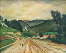 Plavecké Podhradie, 1931. Creator: Július Schubert