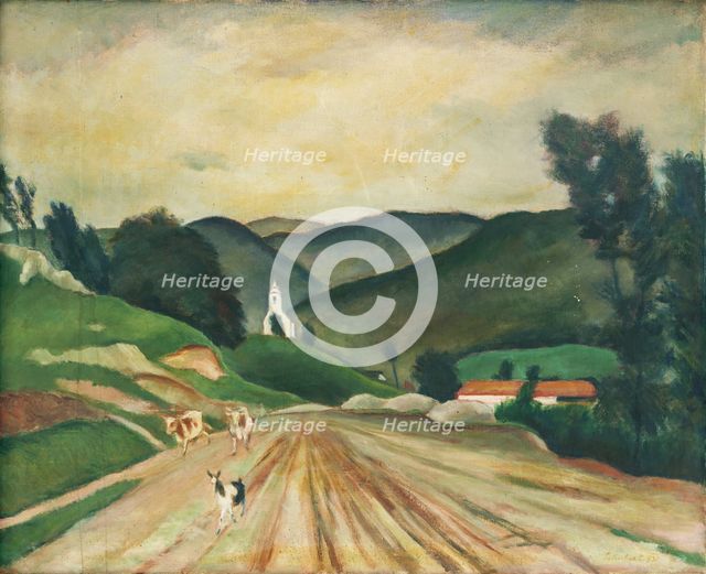 Plavecké Podhradie, 1931. Creator: Július Schubert.