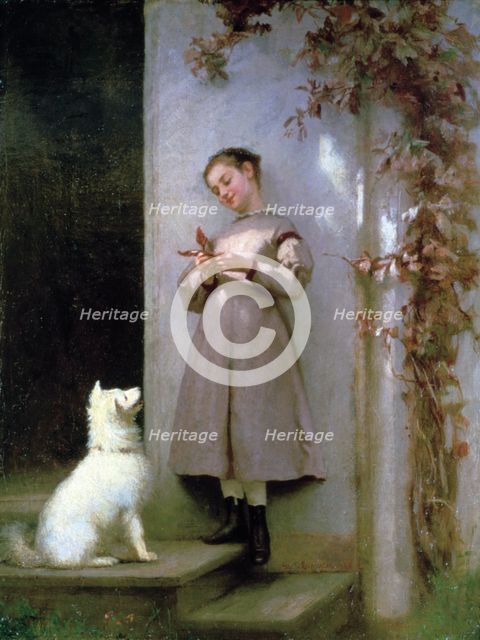 'Playmates', 1868. Artist: George Cochran Lambdin