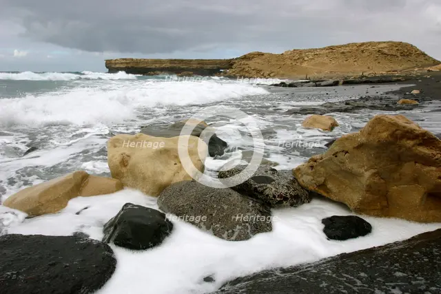 Playa de la Pared, Fuerteventura, Canary Islands. Creator: Peter Thompson.