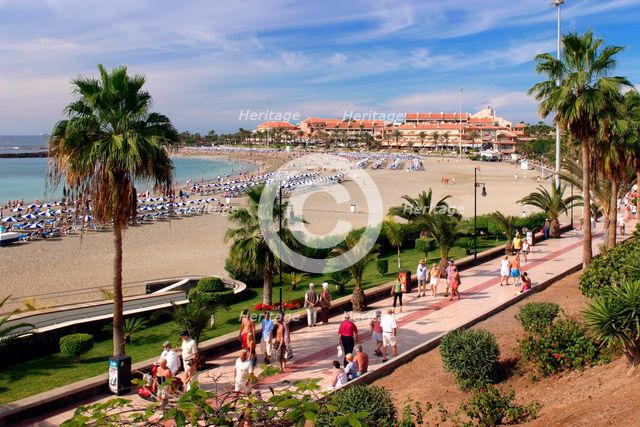 Playa de las Vistas, Los Cristianos, Tenerife, Canary Islands, 2007.
