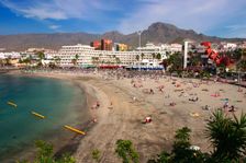 Playa la Pinta beach, Playa de las Americas, Tenerife, Canary Islands, 2007. Creator: Peter Thompson