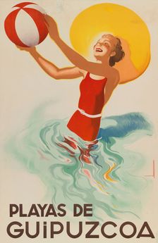 Playas de Guipúzcoa (Beaches of Guipúzcoa), 1941. Creator: Morell, Josep (1899-1949)
