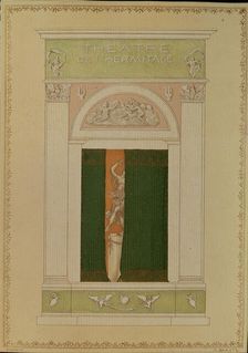 Playbill Cover for Contemporary Ballet, 1902. Artist: Bakst, Léon (1866-1924)