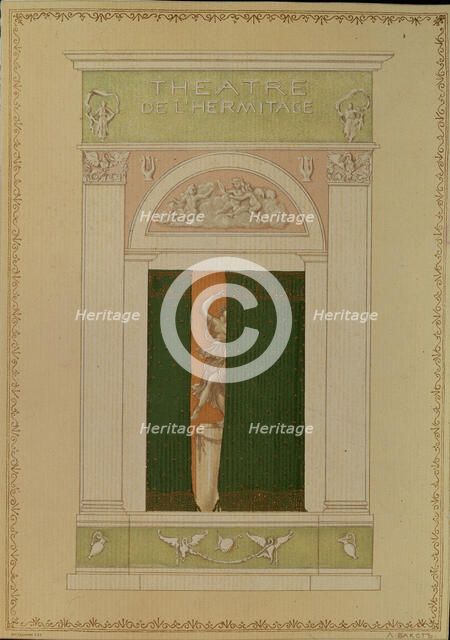 Playbill Cover for Contemporary Ballet, 1902. Artist: Bakst, Léon (1866-1924)