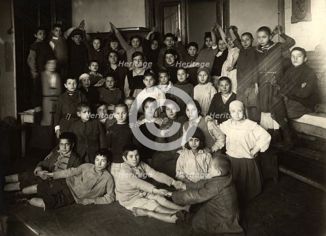Playground - Gymnastics group, Minsk, 1920-1929. Creator: Unknown.