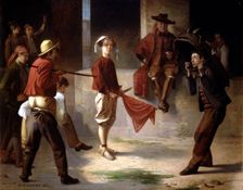 Playing the bull Oil, 1863