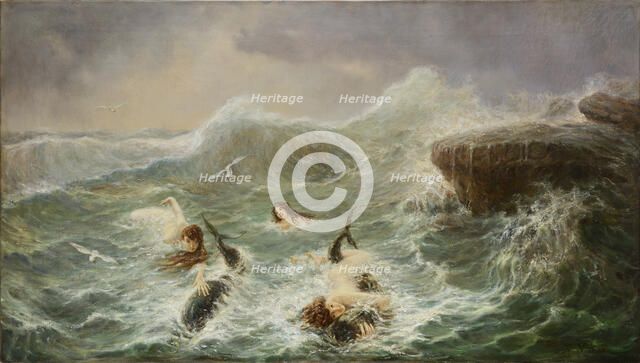 Playing with Dolphins, 1890s.