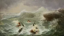 Playing with Dolphins, 1890s