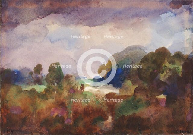 Playing with the Colours, n.d. Creator: William Henry Holmes.