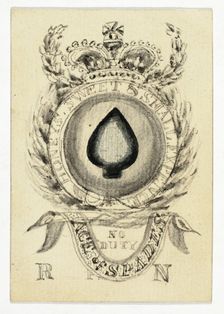 Playing Card: Ace of Spades, n.d. Creator: Unknown