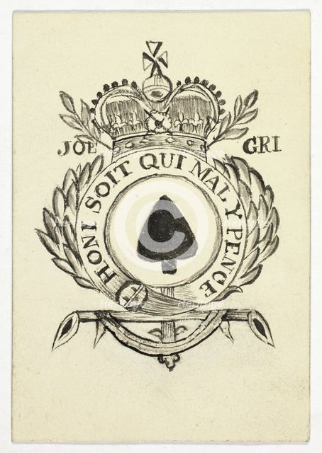 Playing Card-Ace of Spades, n.d. Creator: Unknown.