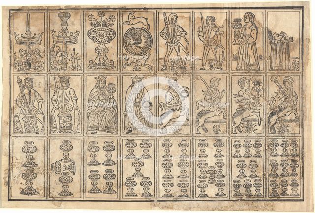 Playing Cards, 15th century. Creator: Unknown.