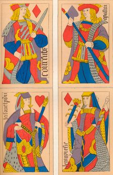 Playing cards, 16th century?, (1849). Creator: E Hauger