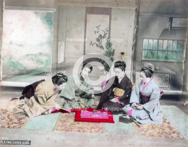 Playing cards, Kobe, Japan. Artist: Unknown