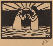 Playing in the Sun (Jeux au soleil), 1893. Creator: Félix Vallotton