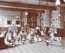 Playtime, John Ruskin School, Southwark, London, 1908