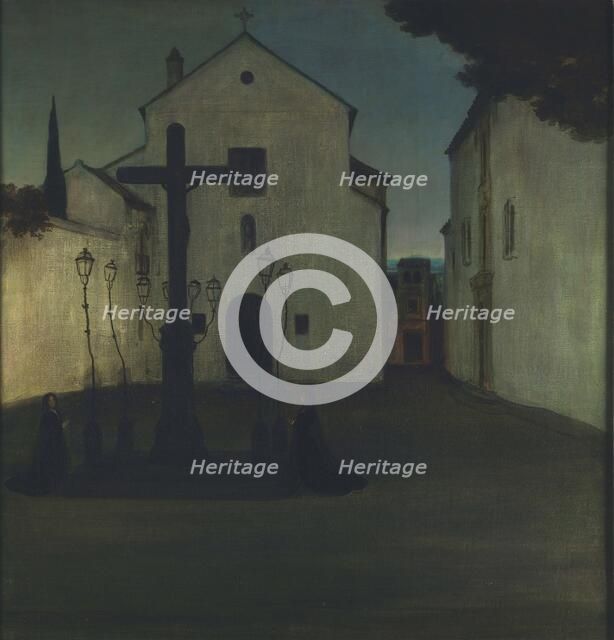 Plaza de los Dolores, 1900-1930. Creator: Romero de Torres, Julio (1874-1930).