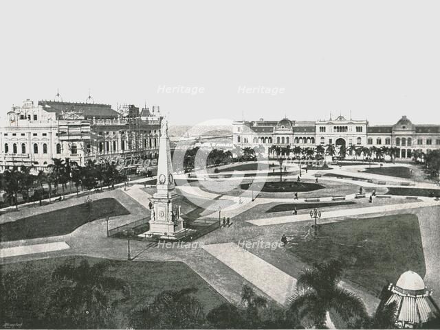 Plaza de la Victoria, Buenos Aires, Argentina, 1895.  Creator: Unknown.