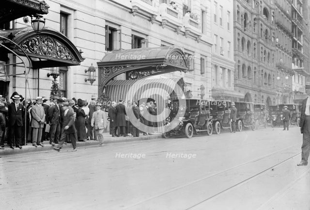 Plaza Hotel - Gates Funeral, 1911. Creator: Bain News Service.