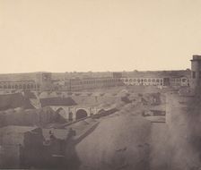 [Plaza of Canons, Teheran, Iran] (Maydan-i Top-khaneh), 1840s-60s. Creator: Possibly by Luigi Pesce