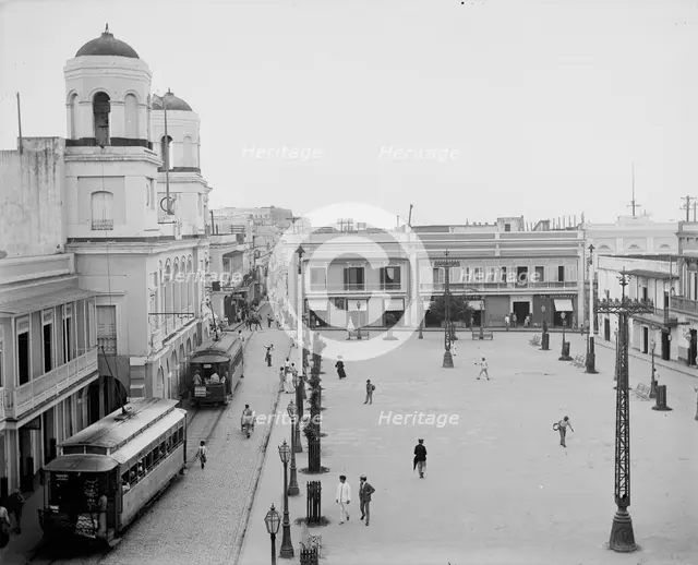 Plaza, San Juan, P.R., La, c1903. Creator: Unknown.