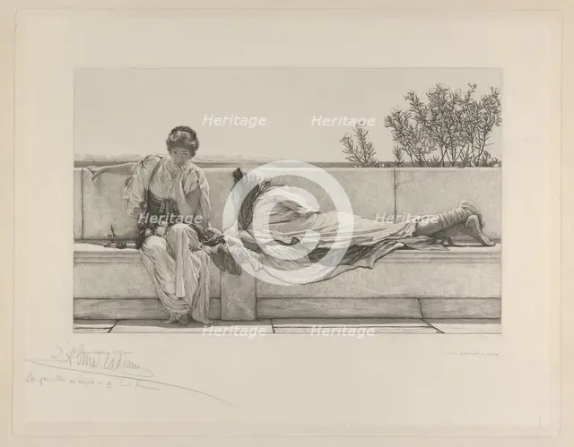 Pleading, after 1878. Creator: Leopold  Lowenstam.