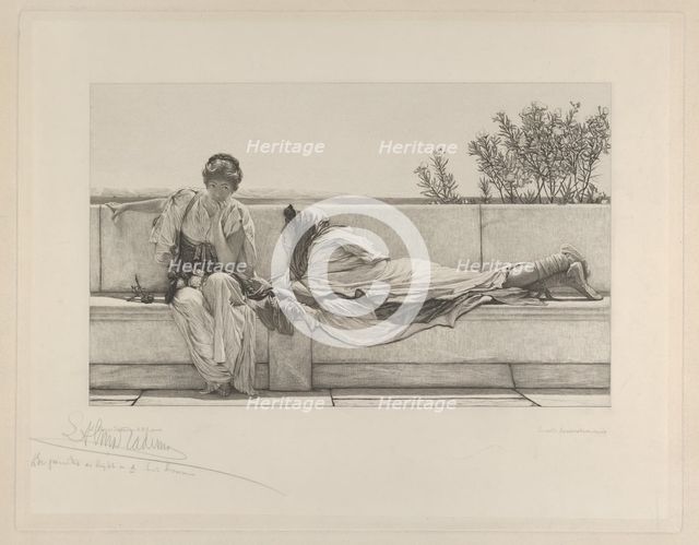 Pleading, after 1878. Creator: Leopold  Lowenstam.