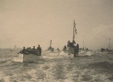 Pleasure craft welcoming the fleet, May 1924. Creator: Eunice Harriett Garlick