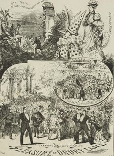 "Pleasure" at the Drury Lane theatre, late 19th century. Creator: Unknown