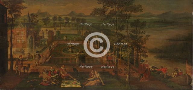 Pleasure Garden, c.1590. Creator: Anon.