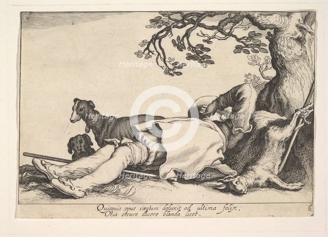Pleasures of Occupation. Creator: Cornelis Bloemaert.