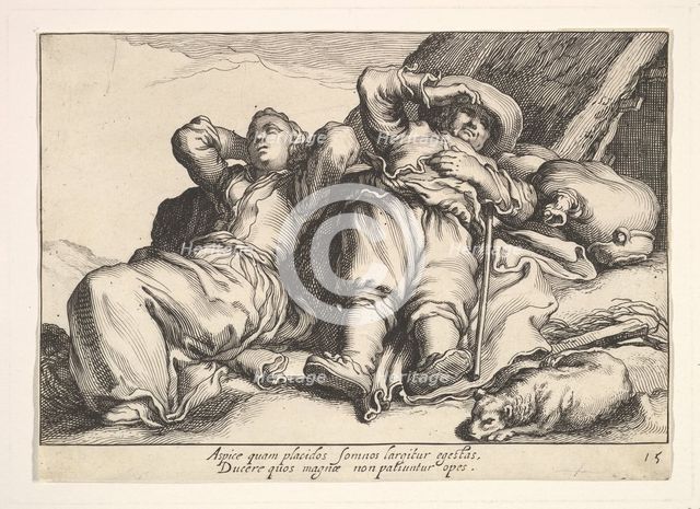 Pleasures of Occupation. Creator: Cornelis Bloemaert.