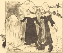 Pleasures of Brittany (Joies de Bretagne), 1889. Creator: Paul Gauguin