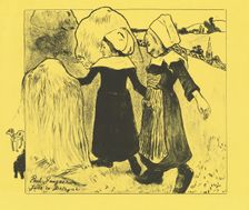 Pleasures of Brittany (Joies de Bretagne), 1889. Creators: Paul Gauguin, Ambroise Vollard