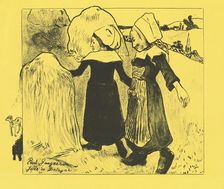 Pleasures of Brittany (Joies de Bretagne), 1889. Creators: Paul Gauguin, Ambroise Vollard