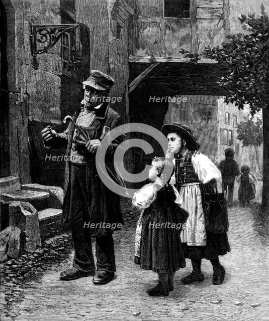 "Please Tell Us The Time!", by F. Sonderland, 1871. Creator: Unknown.