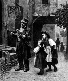 "Please Tell Us The Time!", by F. Sonderland, 1871. Creator: Unknown