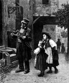"Please Tell Us The Time!", by F. Sonderland, 1871. Creator: Unknown