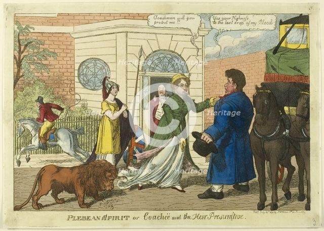 Plebean Spirit, published July 25, 1814. Creator: Charles Williams.