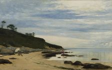 Plein Air-Painter at the Coast, 1881. Creator: Robert Thegerstrom