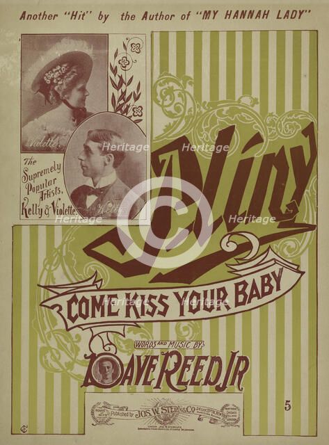 'Pliny come kiss your baby', 1899. Creator: Unknown.