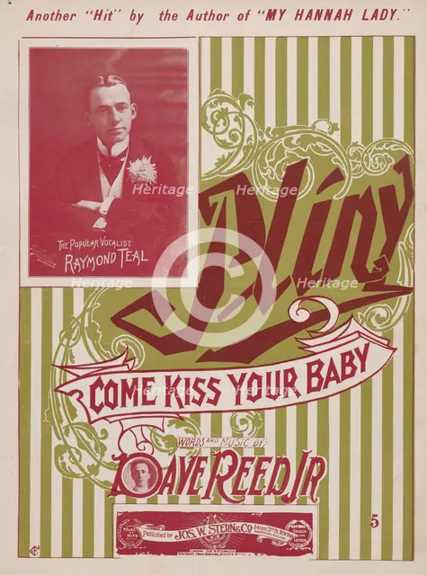 'Pliny come kiss your baby', 1899. Creators: Unknown, Bushnell.