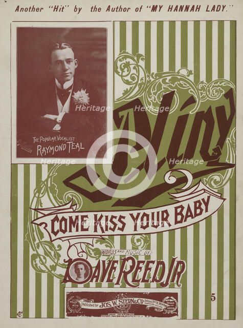 'Pliny come kiss your baby', 1899. Creators: Unknown, Bushnell.