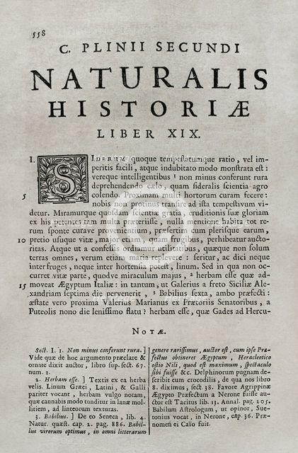 Pliny the Elder, (Gaius Plinius Secundus) (c23-79), Roman politician, historian and naturalist,1686. Creator: Pliny the Elder.